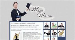 Desktop Screenshot of magicmartin.de